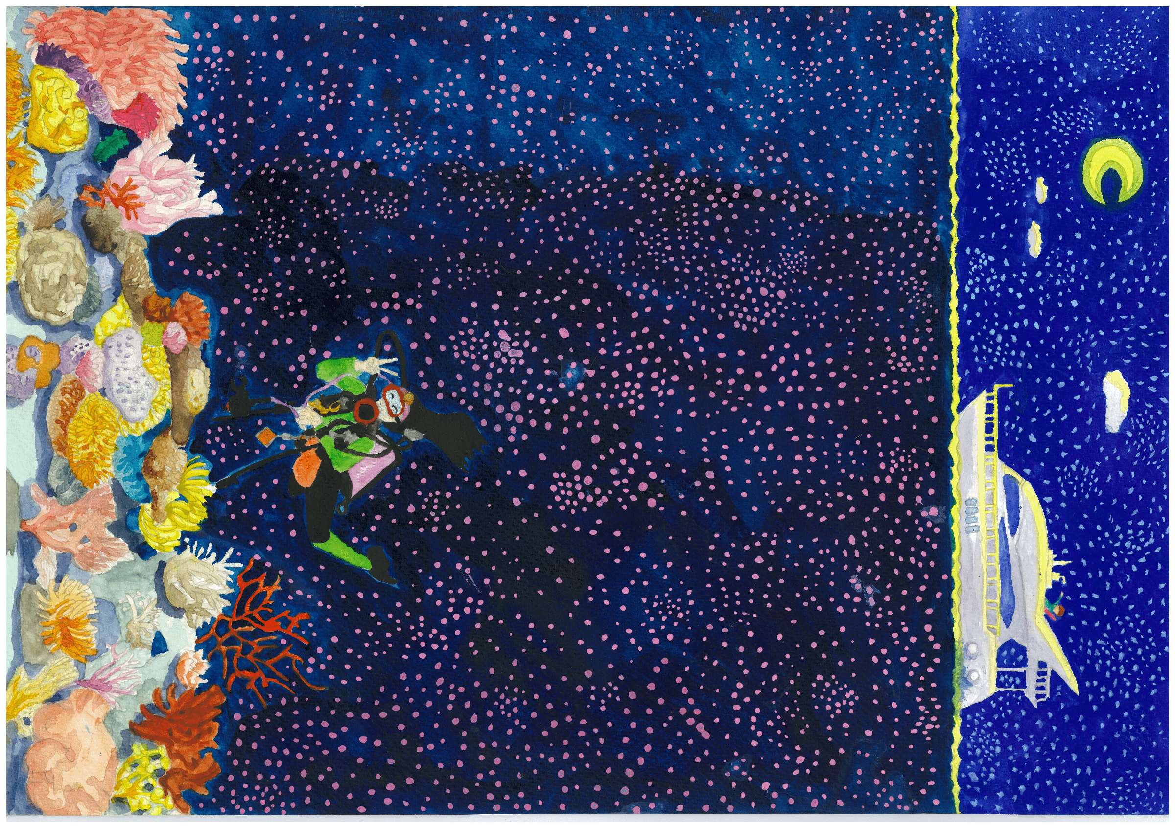 海底滿天星-珊瑚產卵